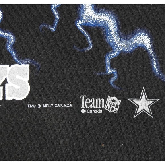 Vintage Dallas Cowboys Bulletin Athletic Canada AOP All Over Print T-Shirt OSFA - Picture 8 of 9